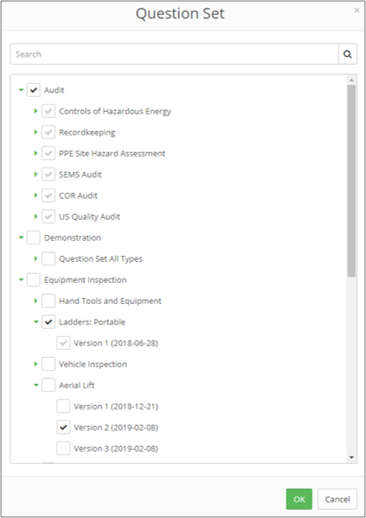 Audit Question Set