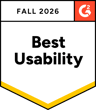 G2 Best Usability, Fall 2026