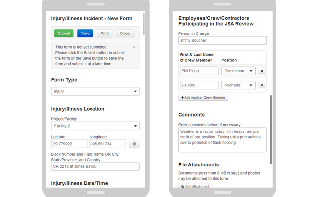 Respond to requests, approve action items and route assignments with workflow support in online and offline modes.