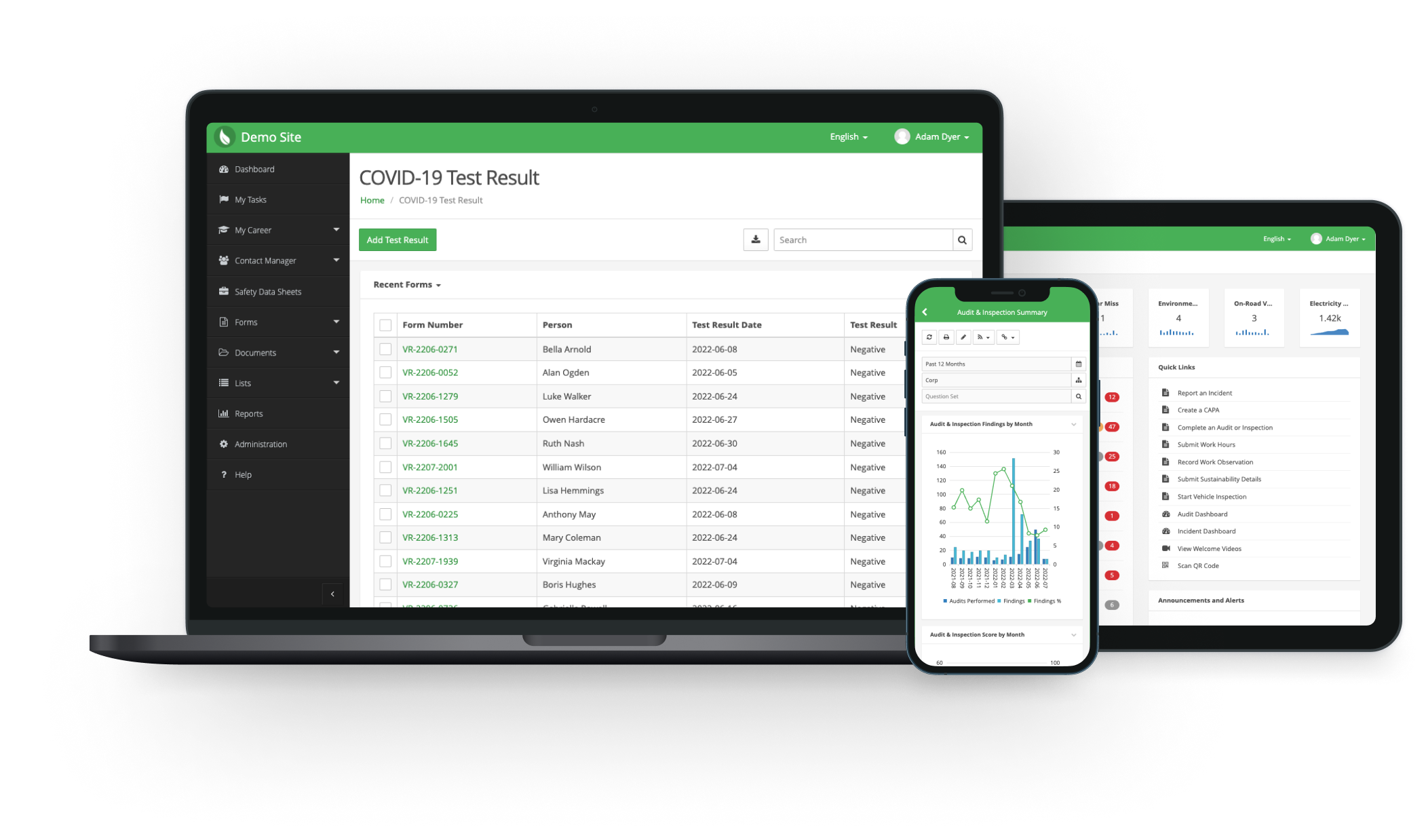 COVID-19 Digital Vaccine Record Management | EHS Insight