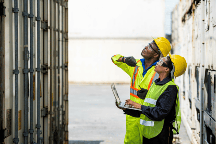 workers on laptop