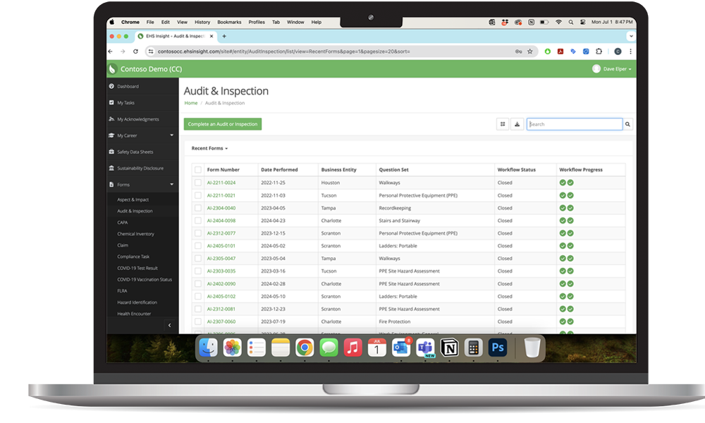 Inspections & Audits 
