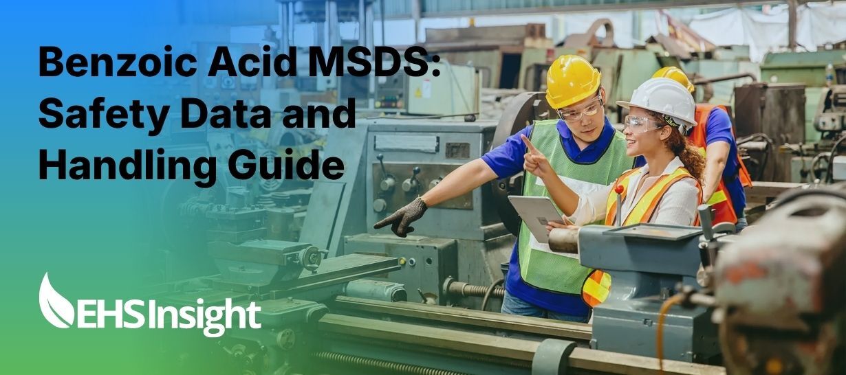 Benzoic Acid MSDS Safety Data and Handling Guide