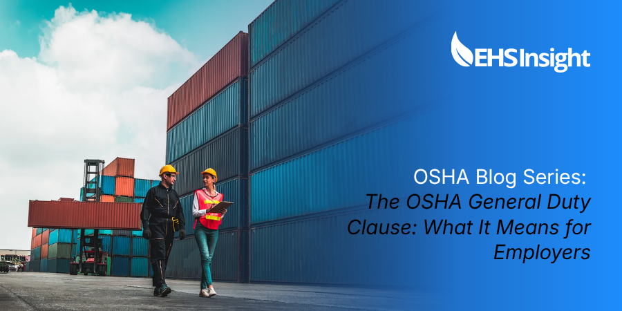 OSHA Blog series- OSHA General duty clause