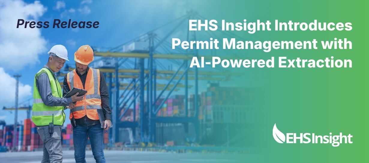 EHS Insight Introduces Permit Management with AI-Powered Extraction