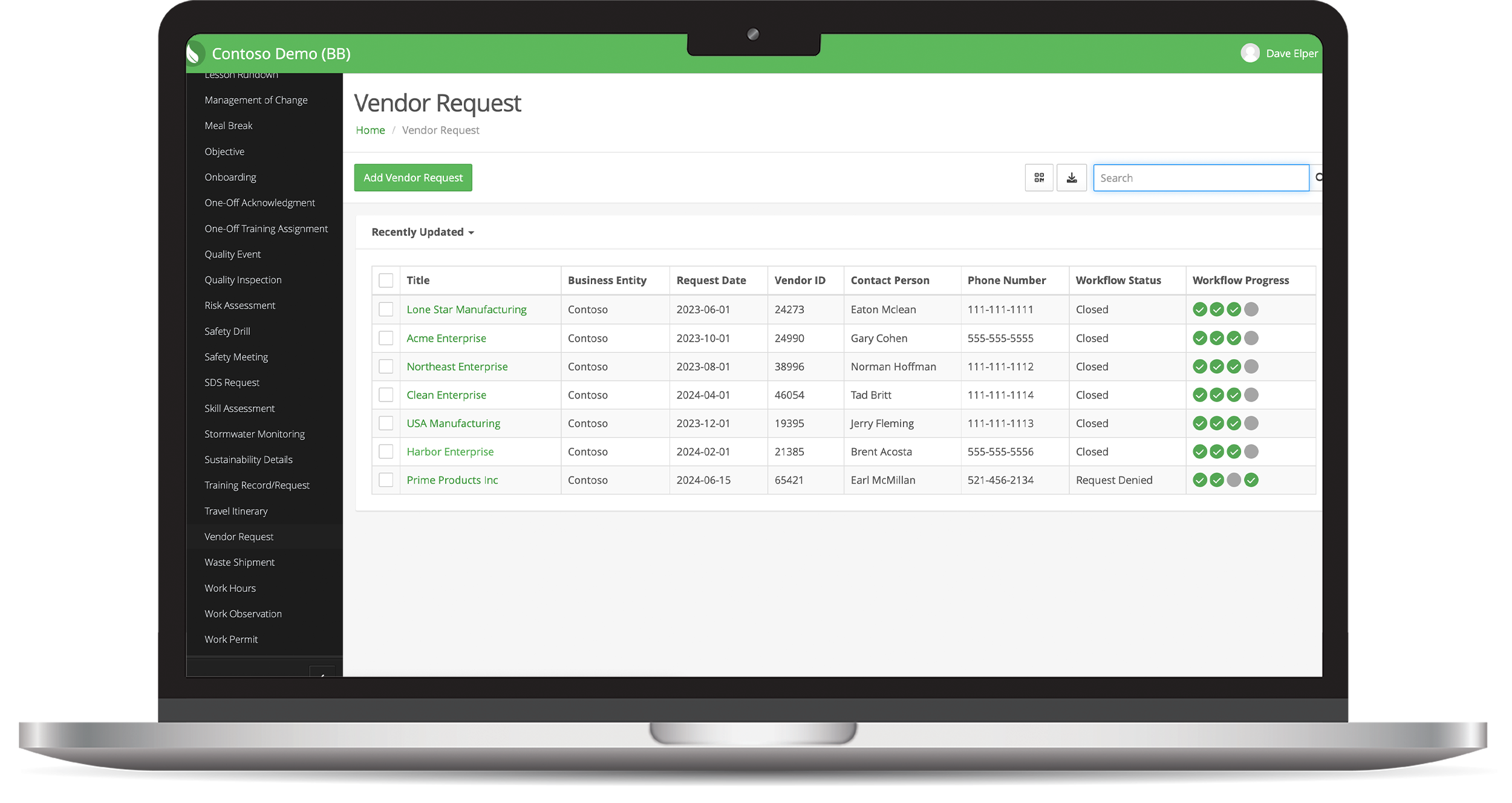 AI Vendor Document Review